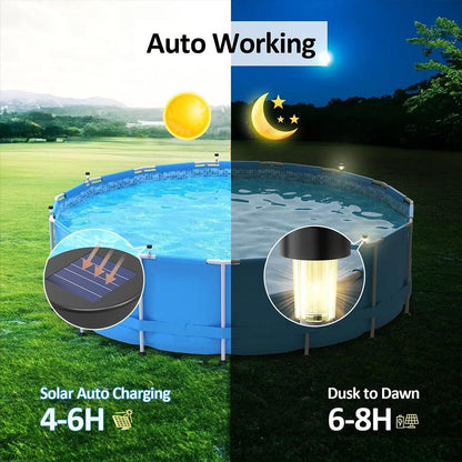 (ZNIŻKA 30%) SunAura™ – Lampa Ogrodowa Zasilana Energią Słoneczną