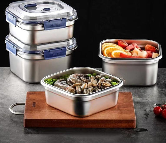 BentoLock™ – Pojemnik obiadowy inox z pokrywk? i r?czk?