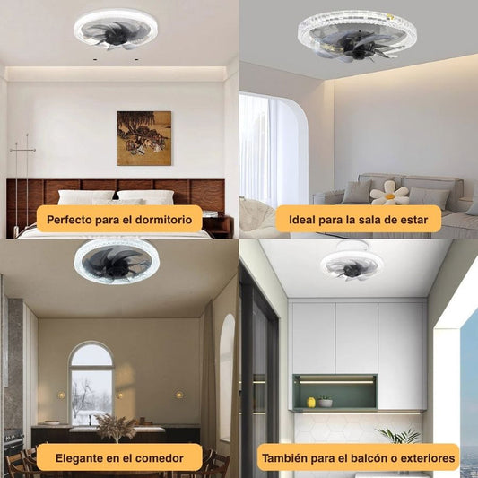 AirLume™ – Lampa sufitowa z wbudowanym wentylatorem