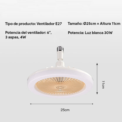 ZenAir™ Bezprzewodowe światło z wentylatorem